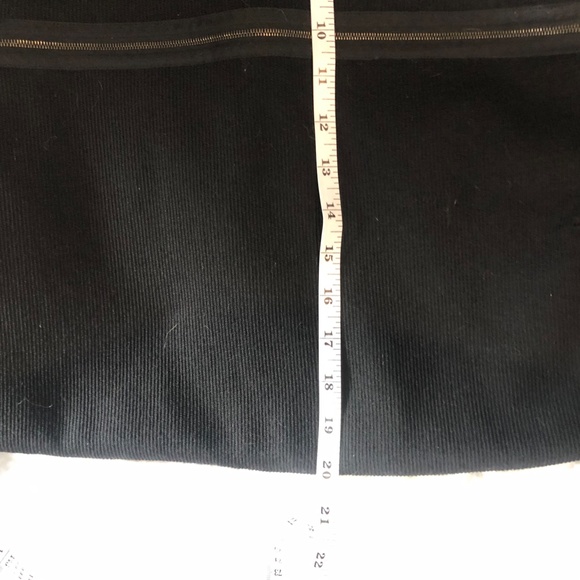 Lanvin Hiver 2014 Black Wool And Silk Pencil Skirt, Size 8 - Picture 12 of 13